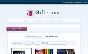 Gifterious Home Page